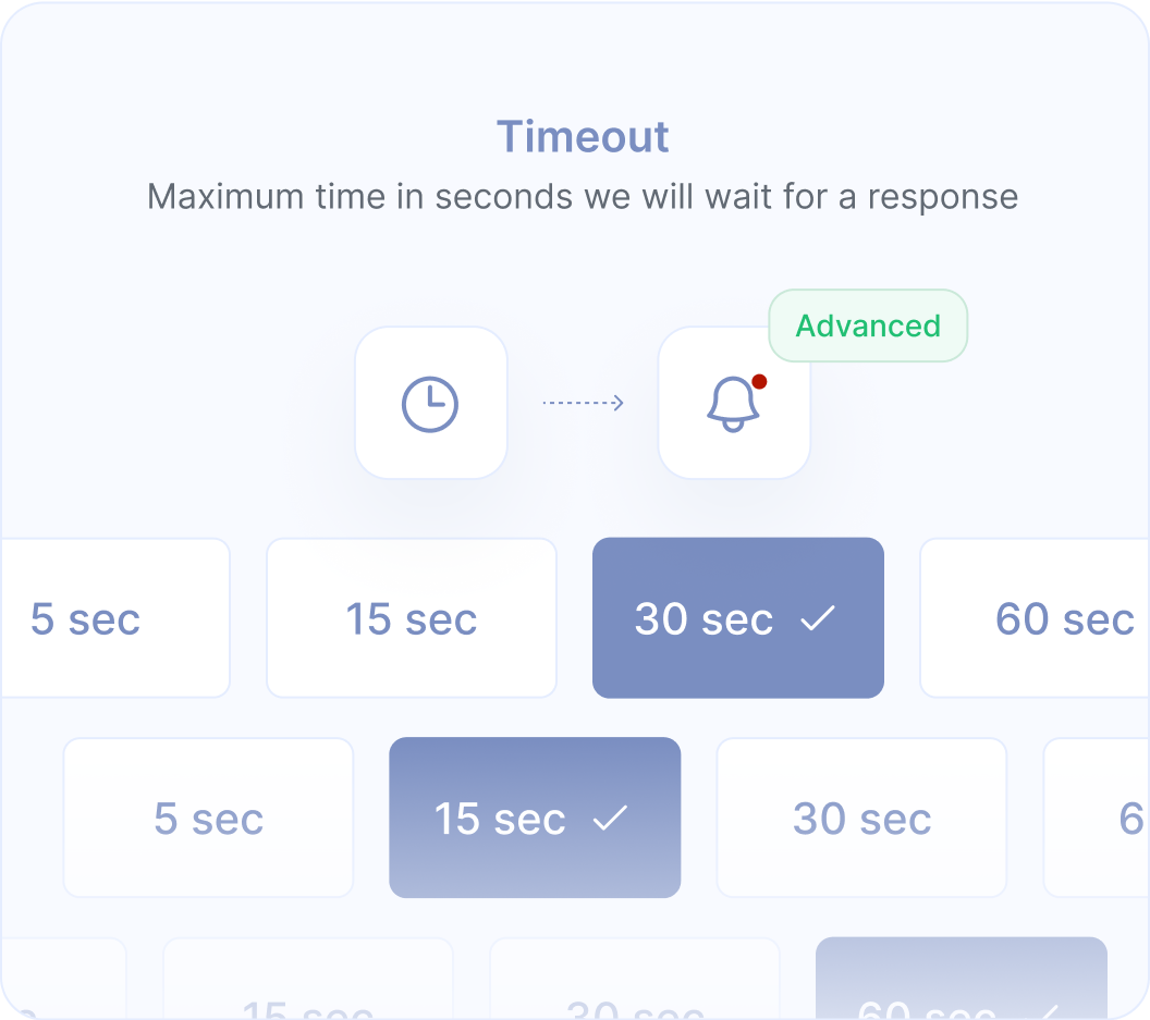 Adjustable timeout settings for optimal performance