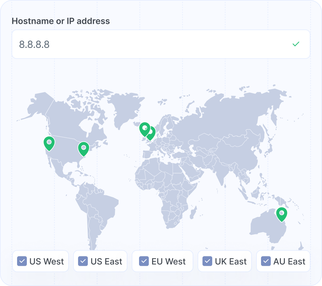 Multi-region monitoring