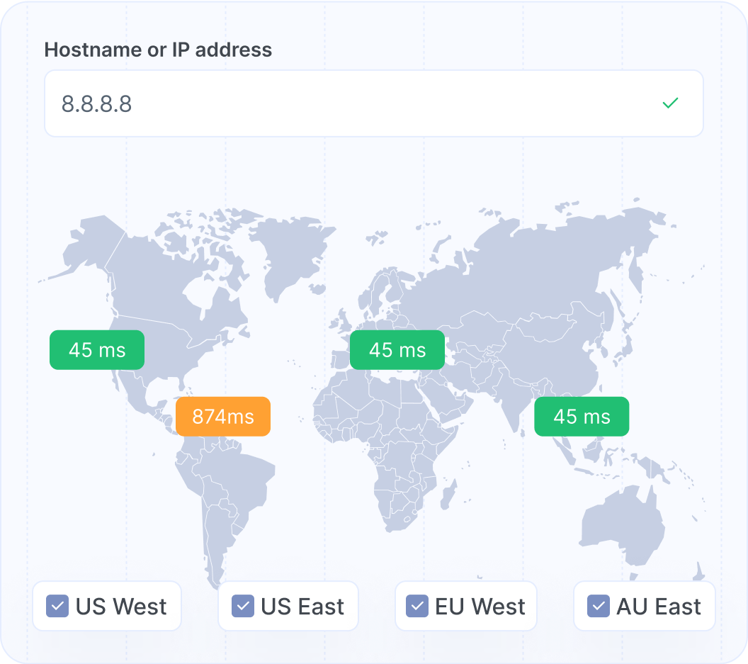 Multi-region monitoring