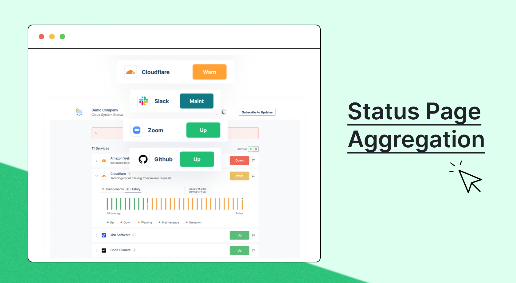 status page aggregation
