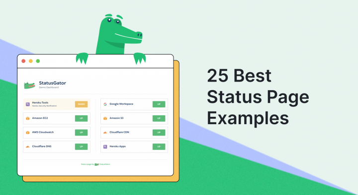 Best status page examples
