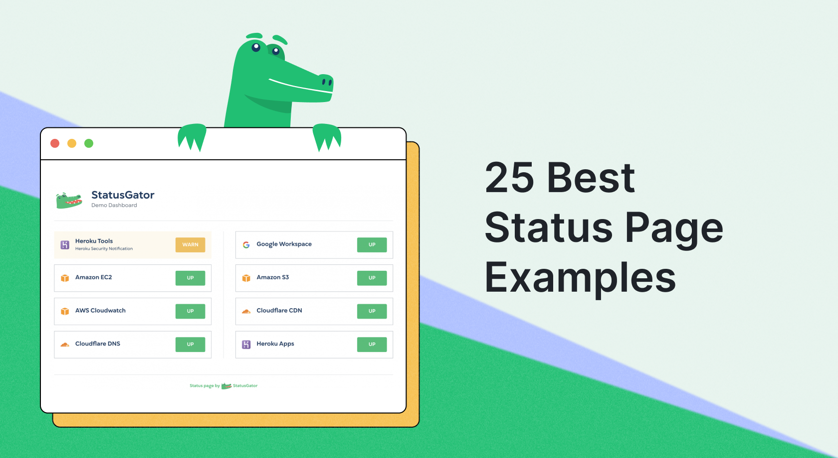 25 best status page examples