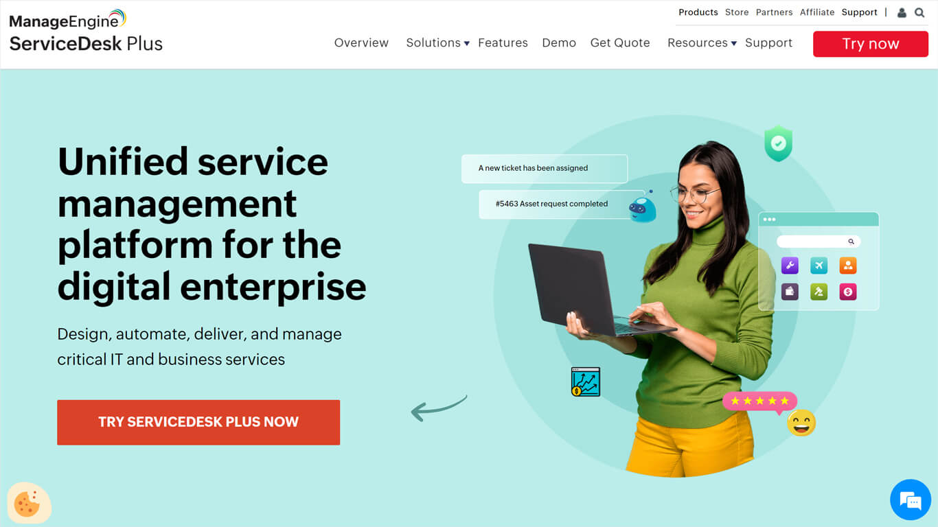 ServiceDesk Plus software by ManageEngine for K12 schools