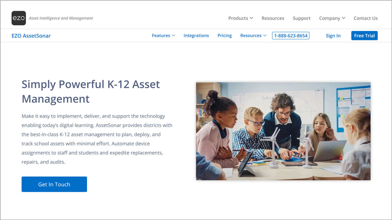 Asset Sonar by EZO IT asset management solution for k12