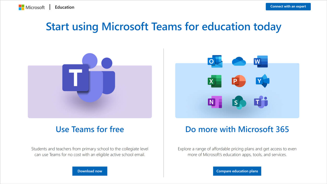Microsoft's team for education solution K12 sys admins