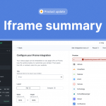 iframe summary section