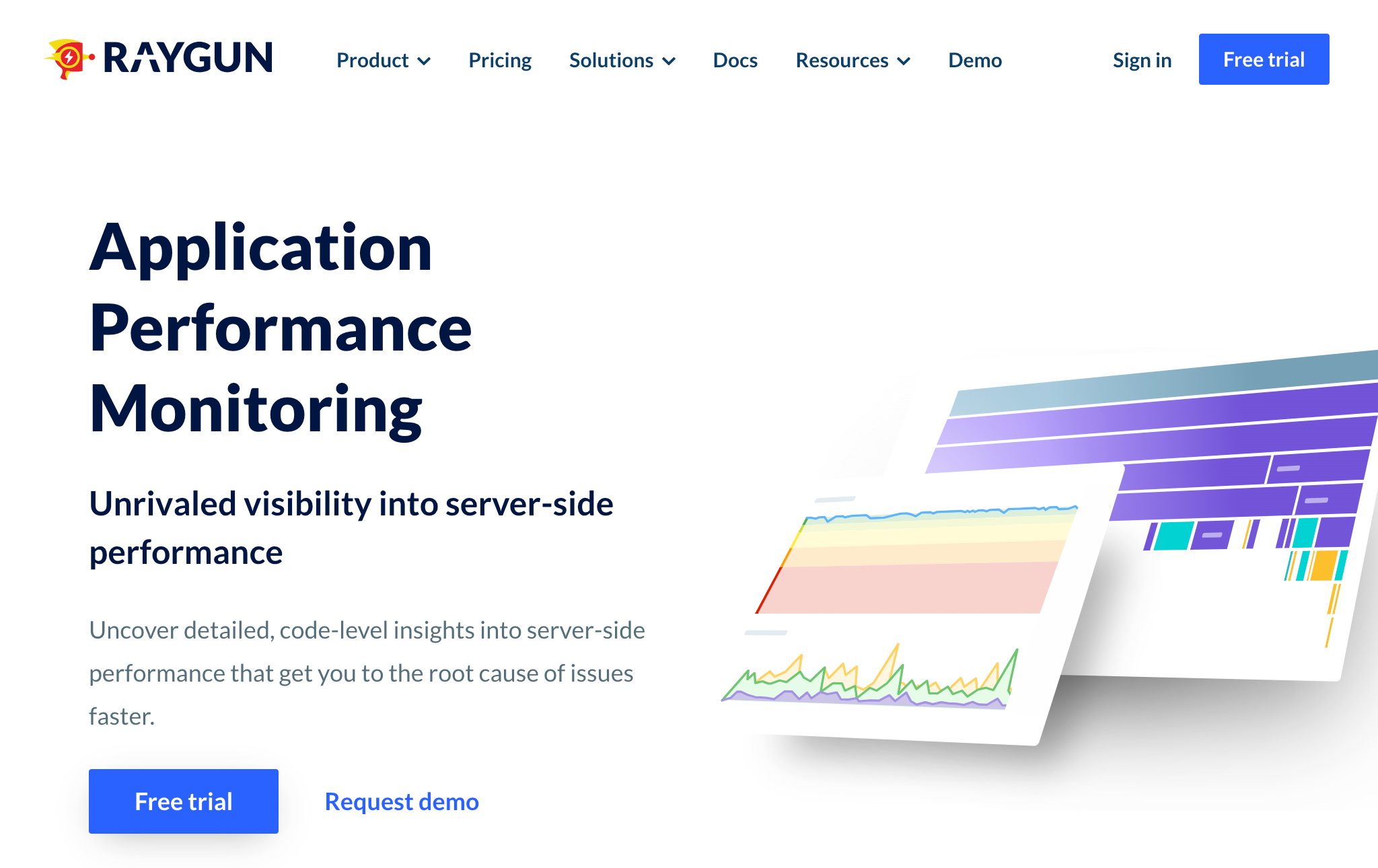 Raygun web app performance monitoring