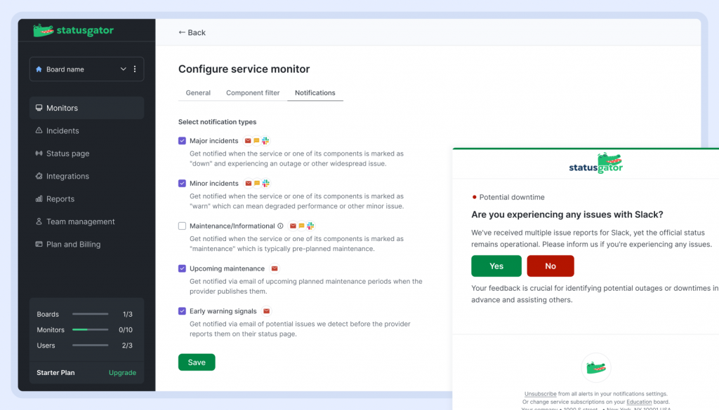June product updates | StatusGator