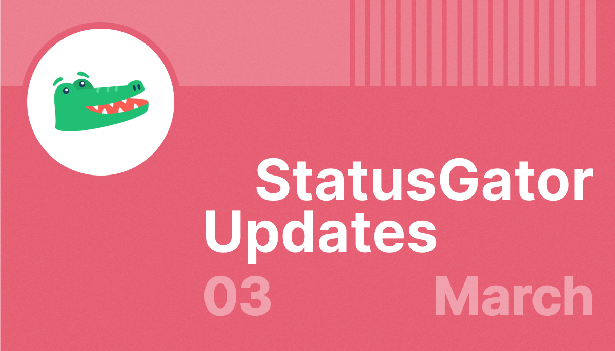 March 2026 product updates