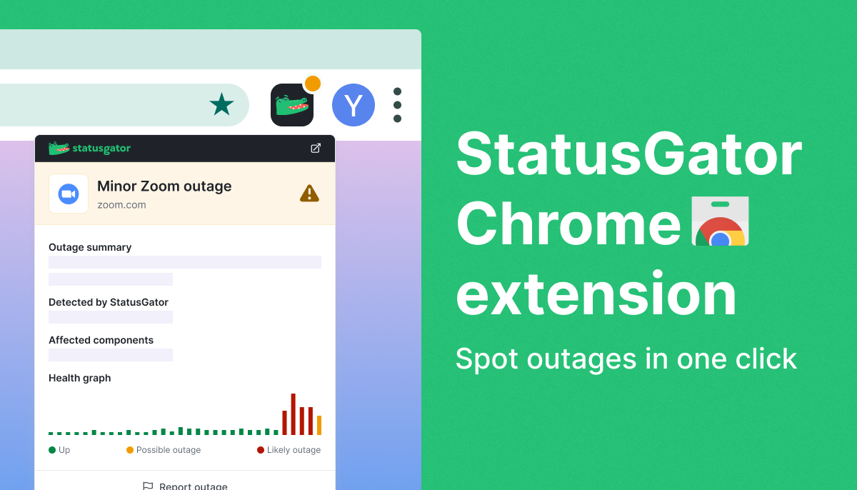 New: Introducing the StatusGator Chrome extension