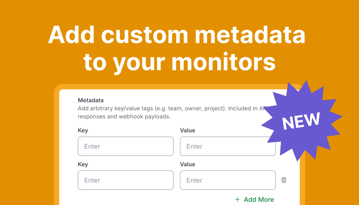 Add custom metadata to your monitors
